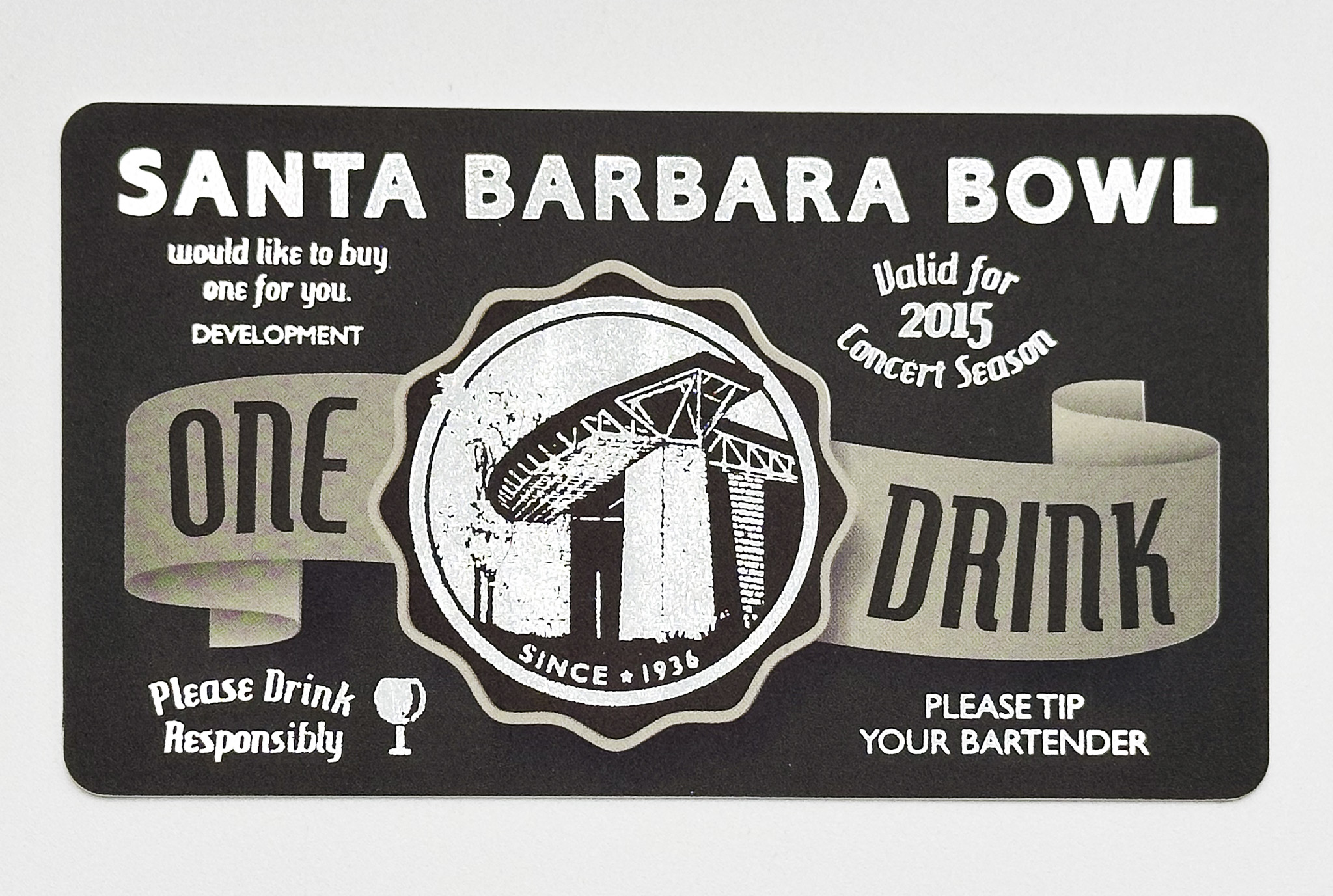 Foil-Stamped Plastic Card