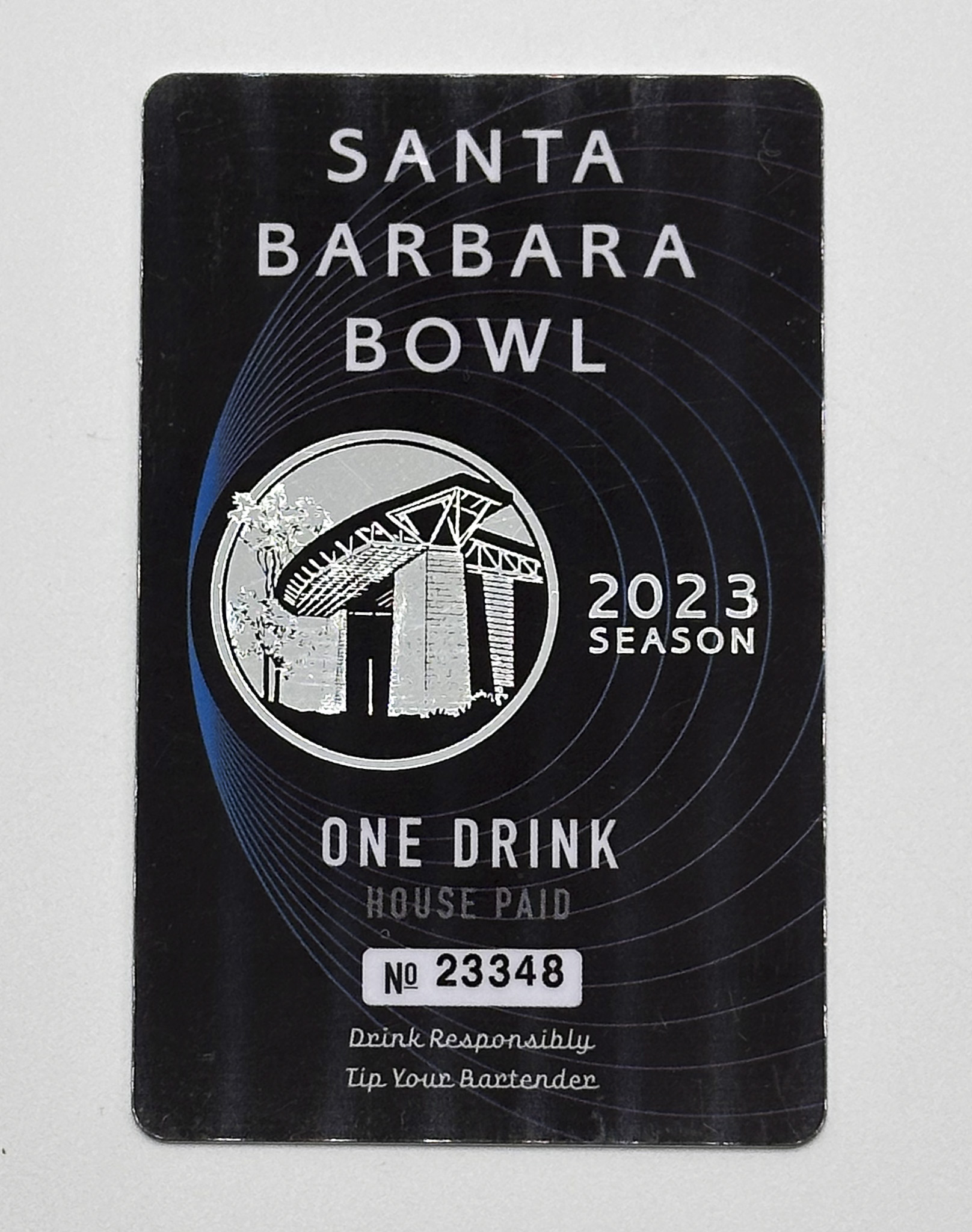 Heavy Plastic Card with Foil