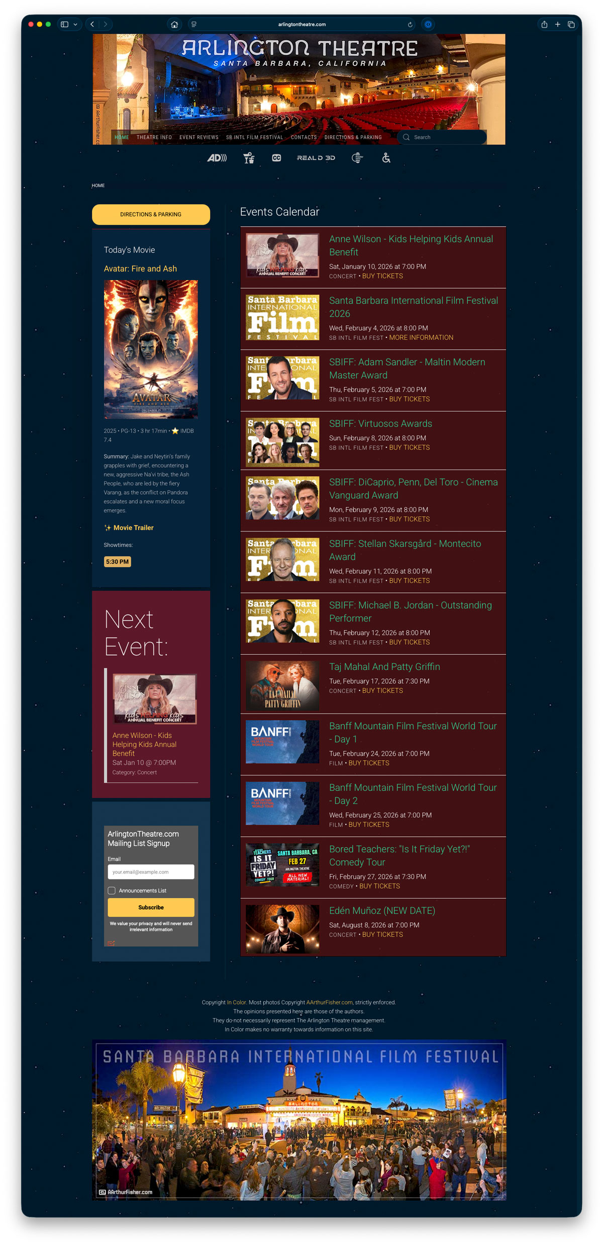 arlingtontheatre.com