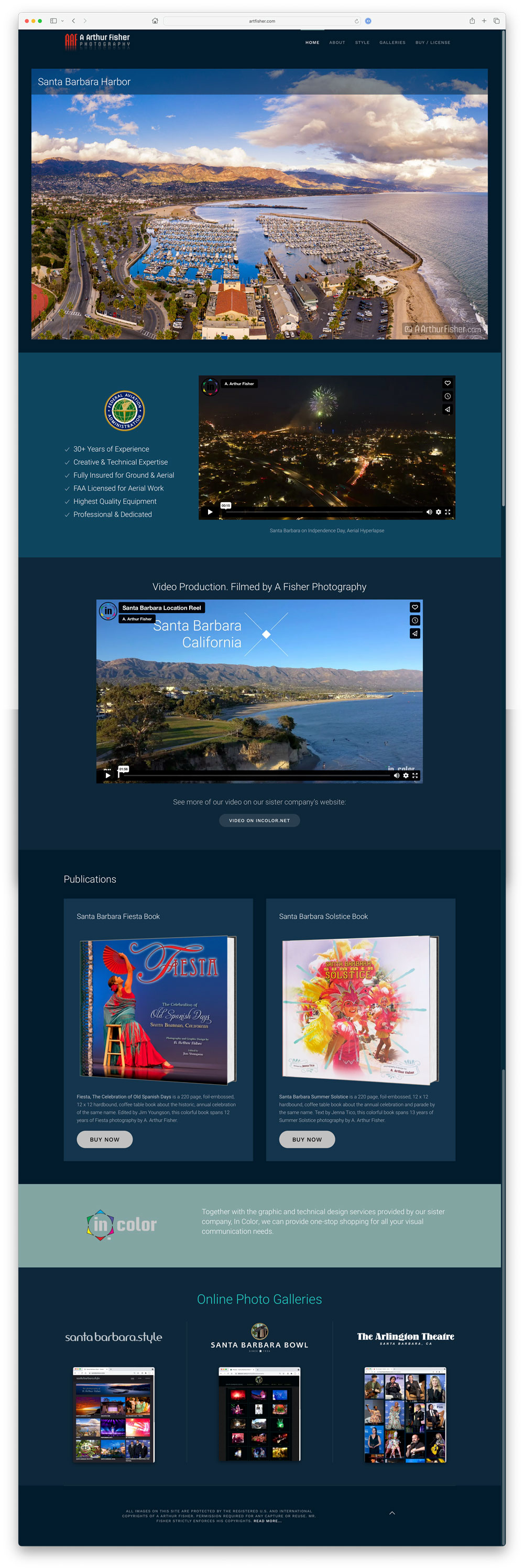 aarthurfisher.com screenshot