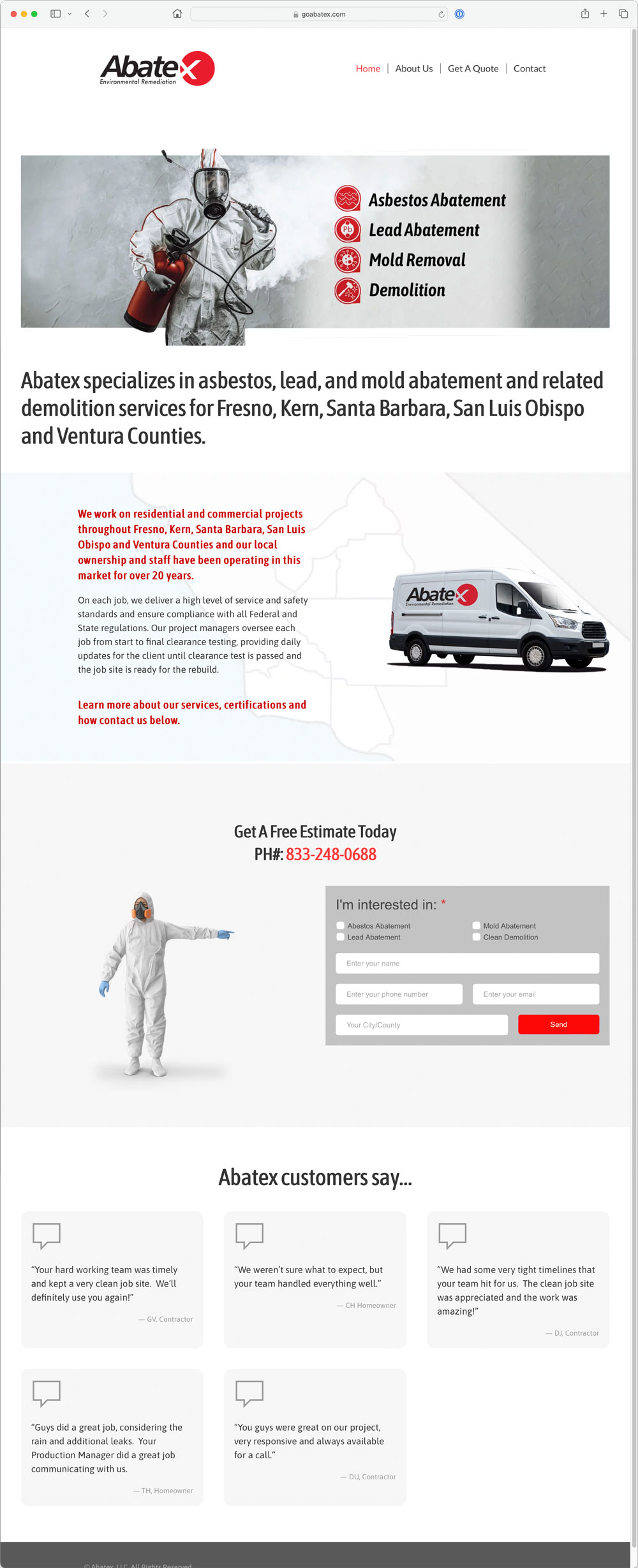 goabatex.com screenshot